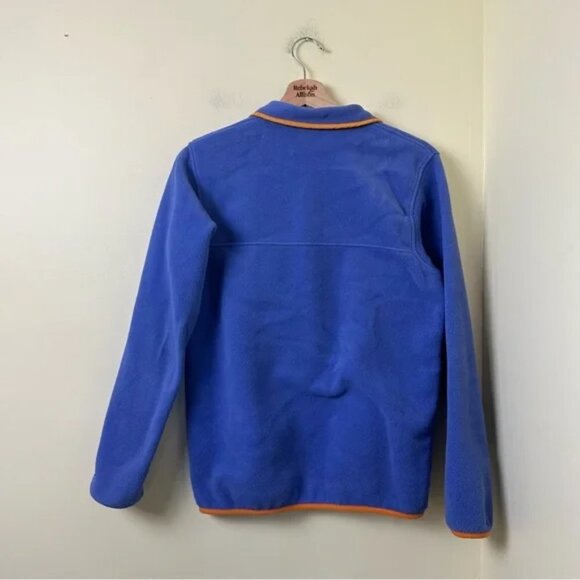Patagonia Synchilla T-Snap Pullover Fleece in Blue & Orange SZ XS - Picture 7 of 8